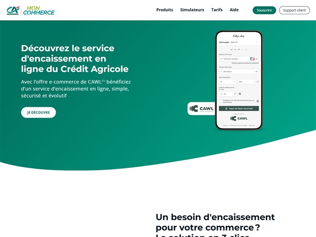 Crédit Agricole : Mon Commerce