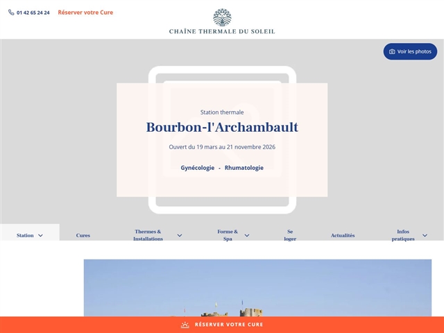 Station thermale de Bourbon l'Archambault