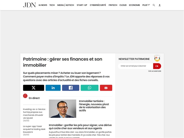 JDN - Journal du Net : Patrimoine