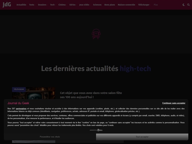 Journal du Geek : High-Tech