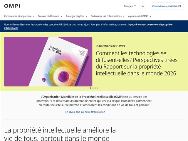 Organisation Mondiale de la Propriété intellectuelle