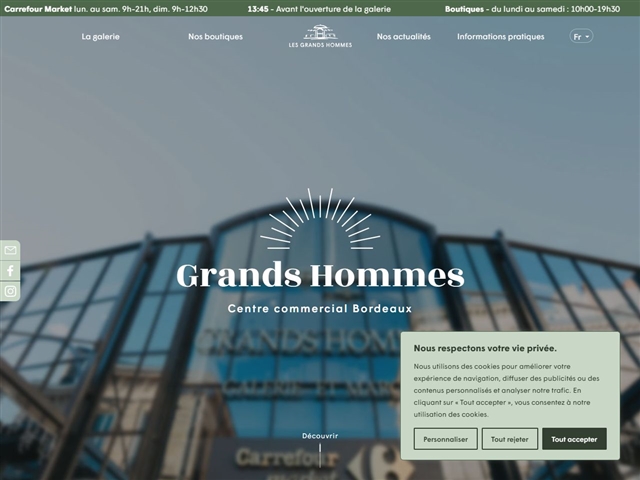 Centre commercial les grands hommes