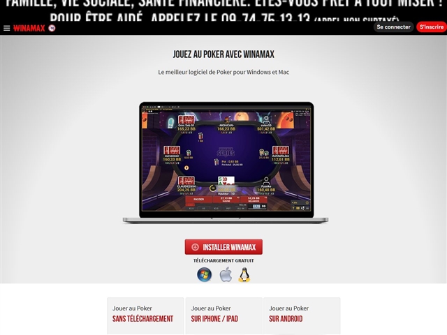 Winamax : Jouer au Poker