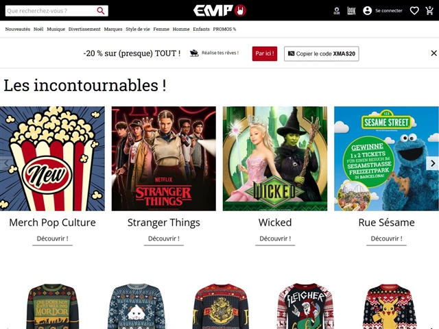 EMP : Films et TV